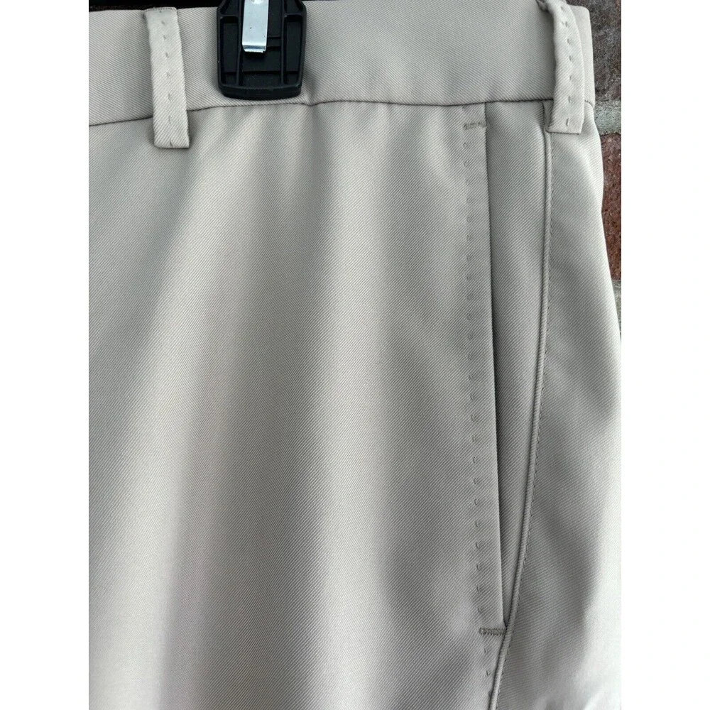 Peter Millar Men’s Pant 38X32 Durham High Drape Performance Beige MS19EB78FB